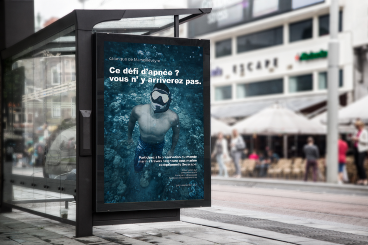 Campagne publicitaire pour le projet "Seascape"