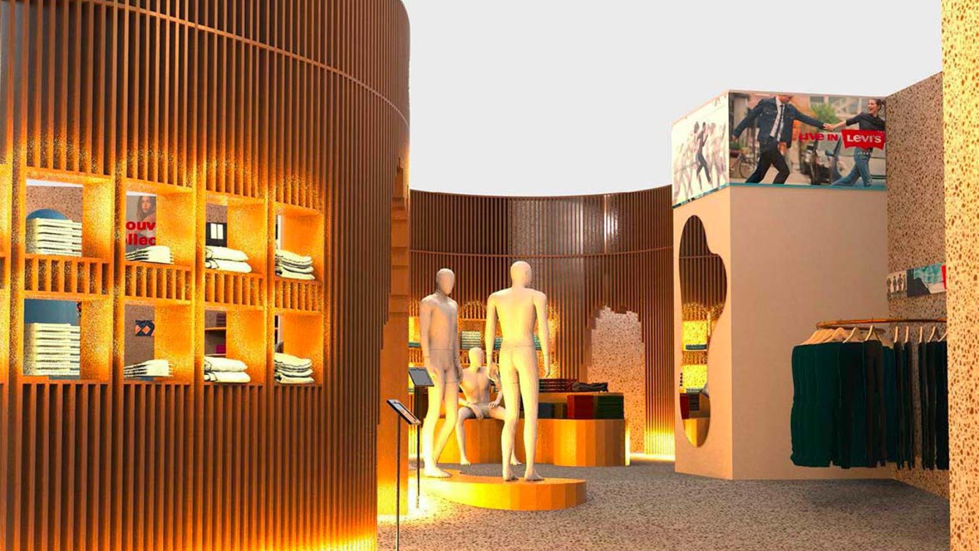 Projet d'aménagement d'une boutique pour la formation DN MADE espace 