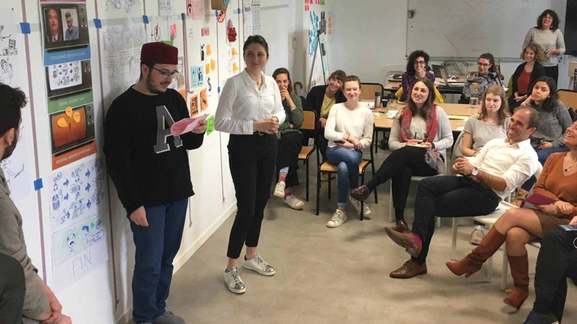 Séance de travail au sein du City Design Lab avec le Pr Carlos Moreno et le Centre Michel Serres du CNAM