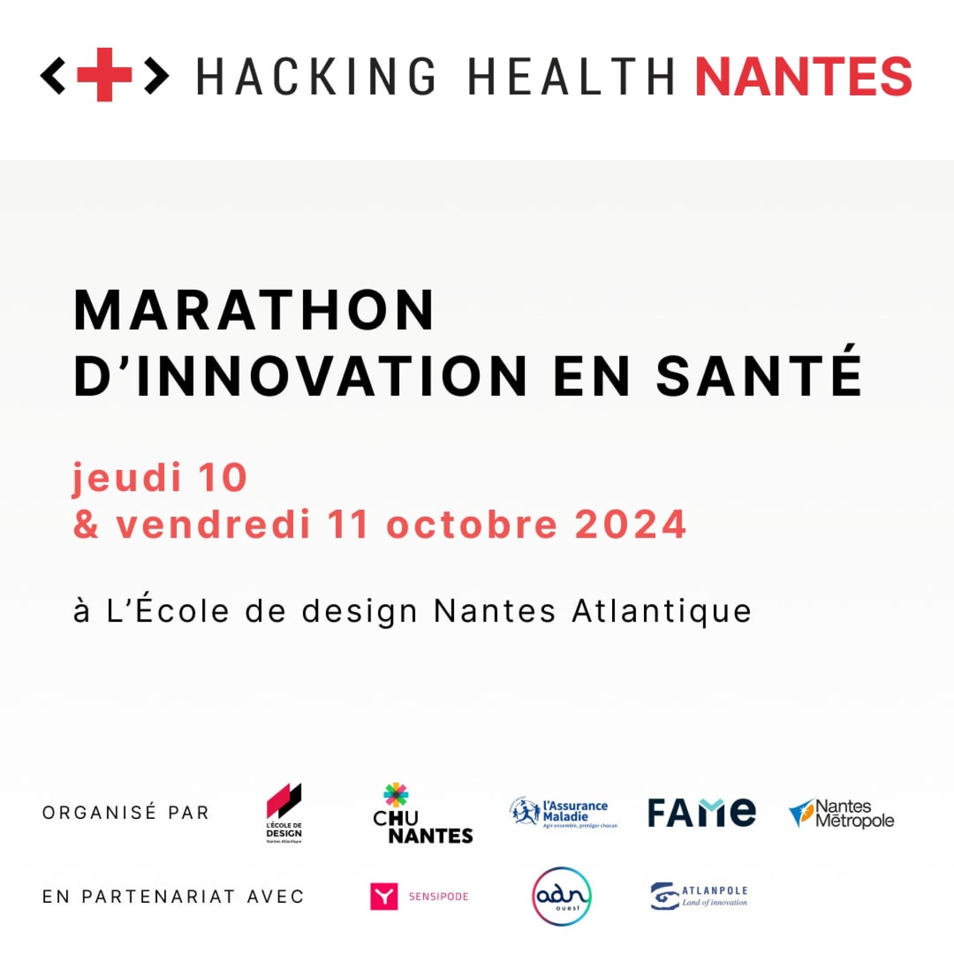 Marathon d'innovation en santé Hacking Health 2024