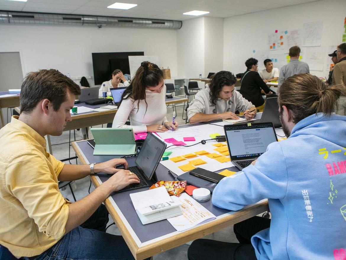 Les étudiants du Studio France en workshop 