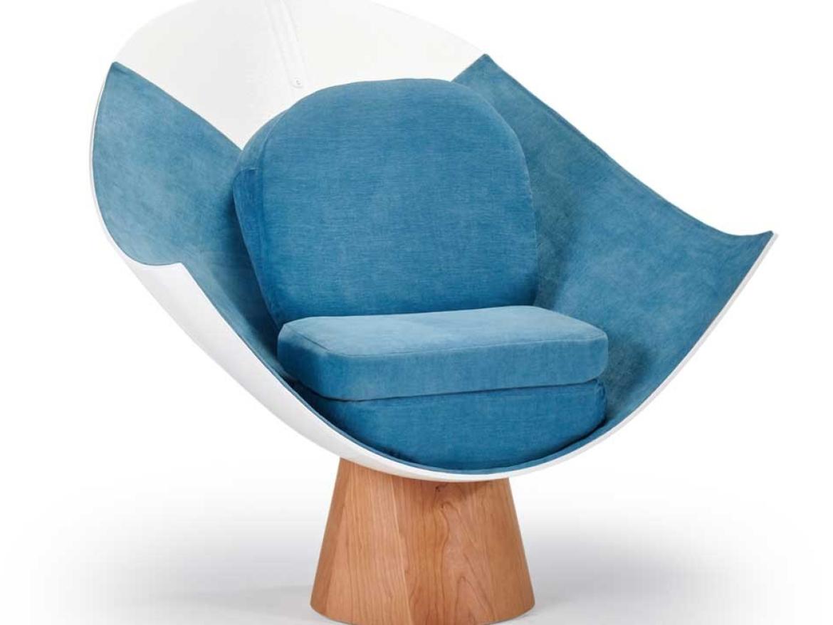 Mobilier Airbus pensé par Christelle Doutey