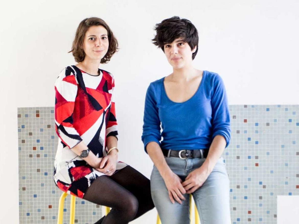 Coline Thomas (à Gauche) et Alice Conquand (à droite), co-fondatrices du LUC - Laboratoire d’Usages Collaboratifs