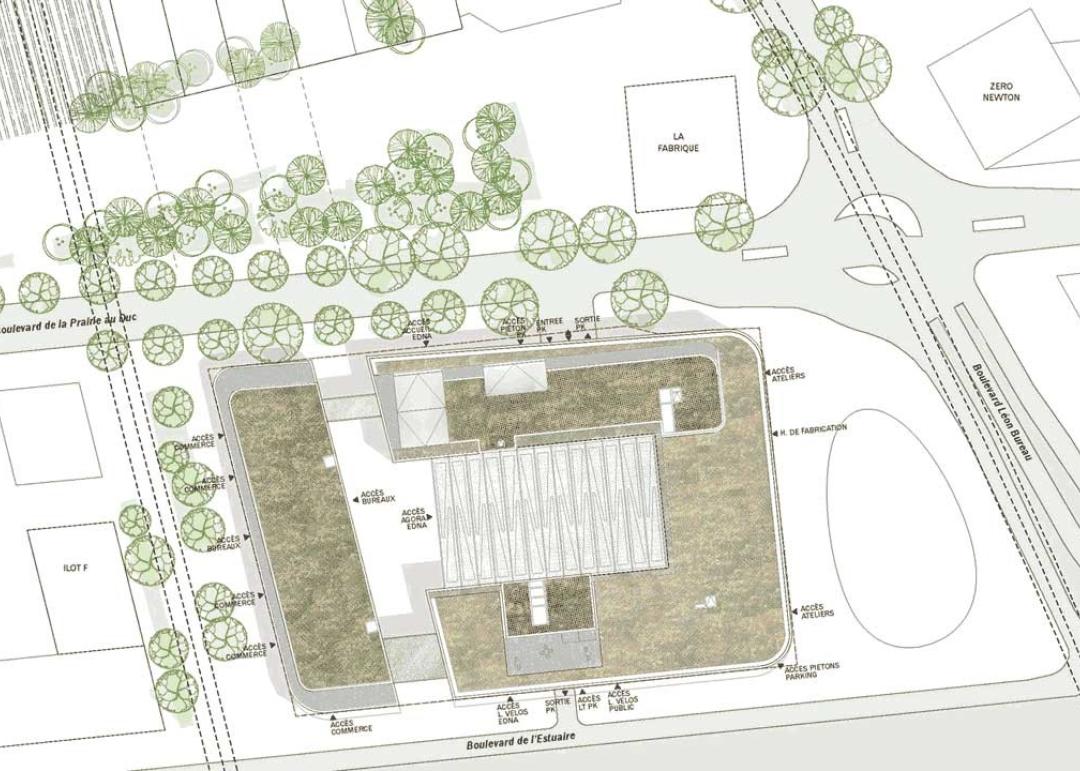 Un emplacement exceptionnel au cœur de l’Ile de Nantes pour la future école de design