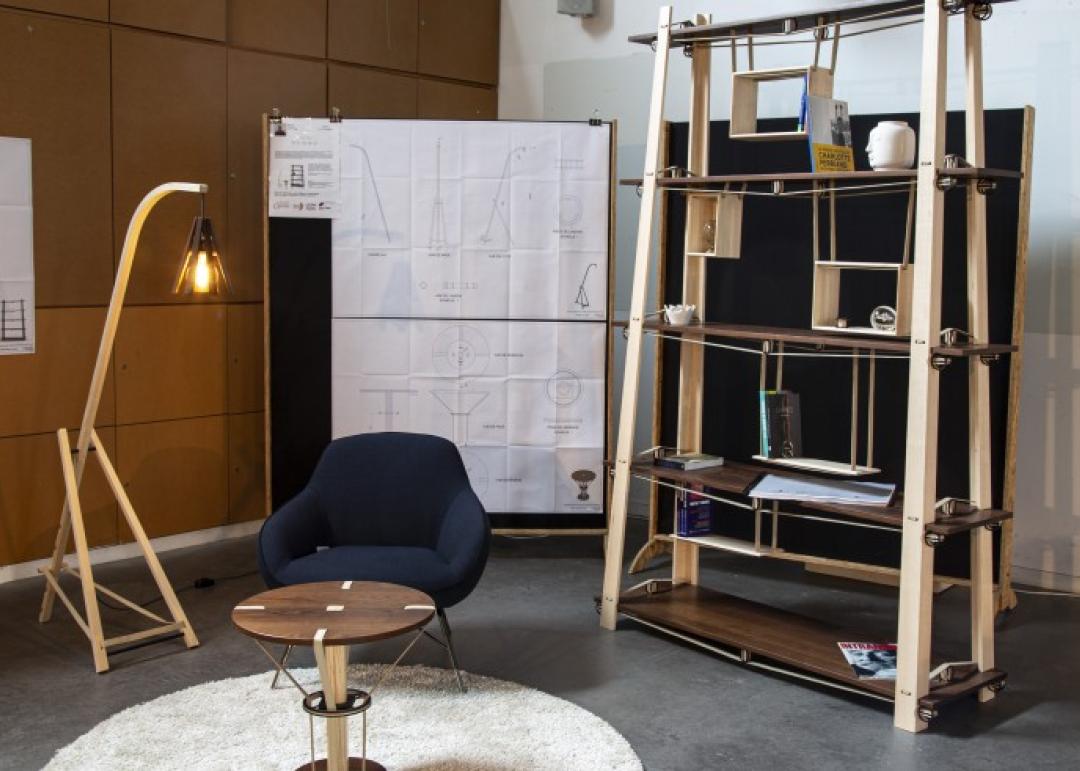 Bibliothèque, pour Atelier Luc Chevallier